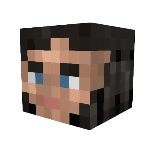 Yellow_snowman46 Minecraft avatar head, 3D render