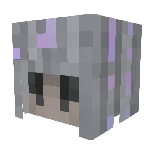 Yeloverr Minecraft avatar head, 3D render