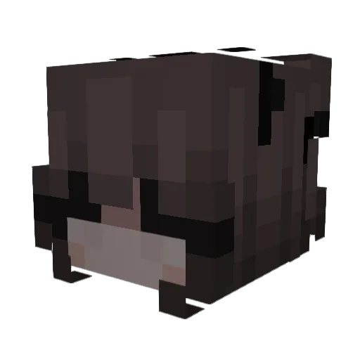 Yeloworld Minecraft avatar head, 3D render