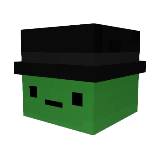 Yelte0723 Minecraft avatar head, 3D render