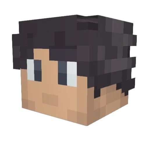Yemelyanchik58 Minecraft avatar head, 3D render