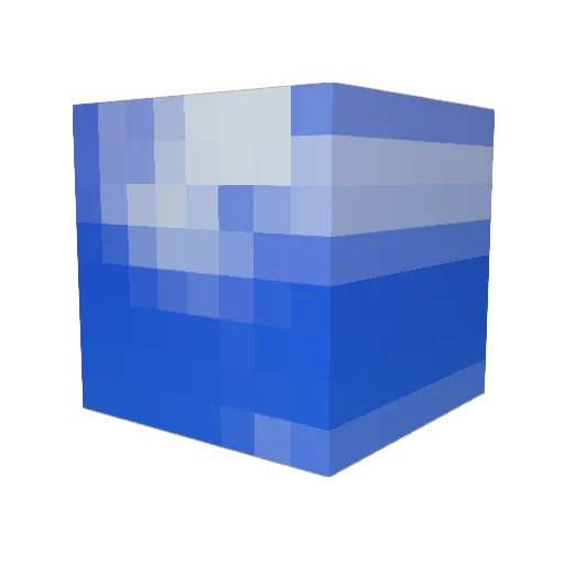 YenKen Minecraft avatar head, 3D render