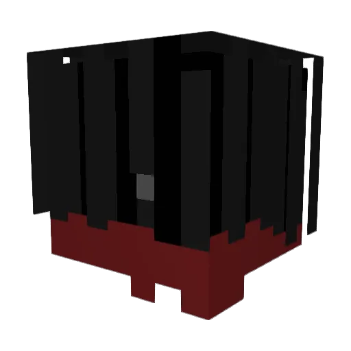 Yena213 Minecraft avatar head, 3D render