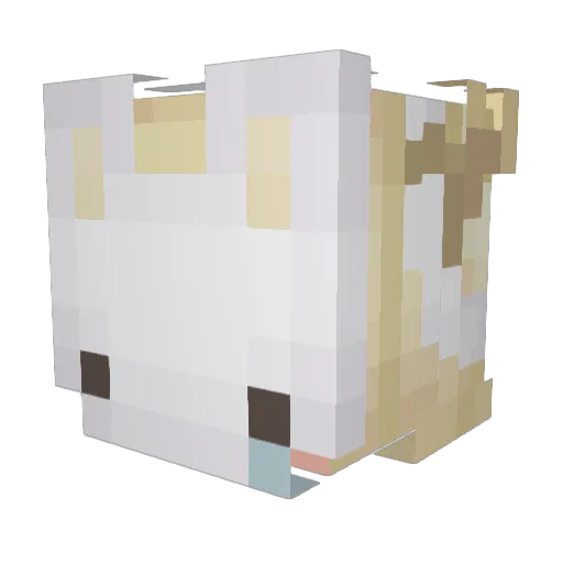 Yeng_07 Minecraft avatar head, 3D render