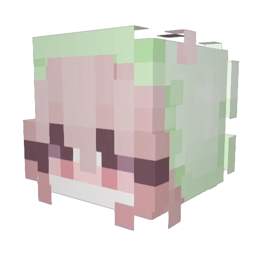 Yenni_0117 Minecraft avatar head, 3D render