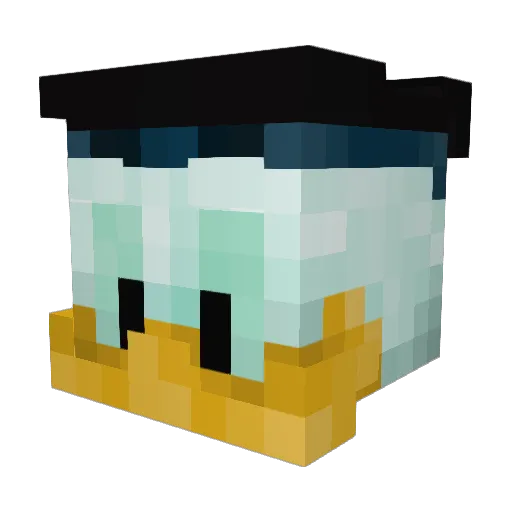 YentheXP420 Minecraft avatar head, 3D render