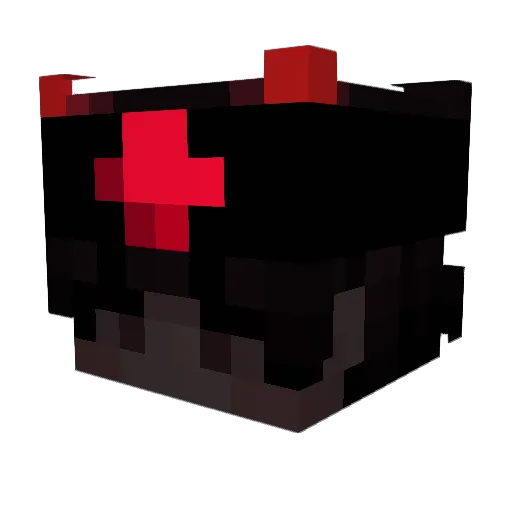 Yentrex Minecraft avatar head, 3D render