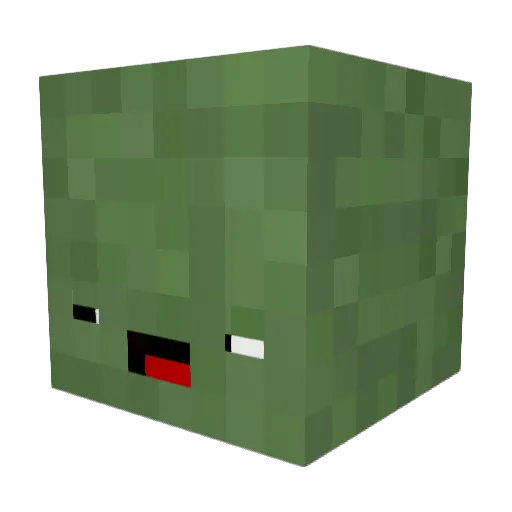 Yeo9 Minecraft avatar head, 3D render
