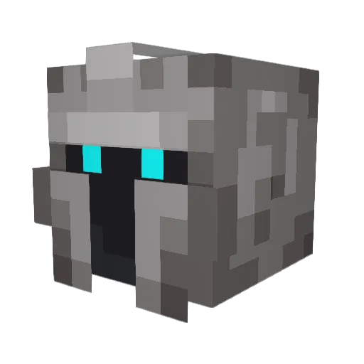 YeomSae Minecraft avatar head, 3D render