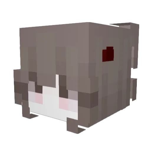 Yeon_Hyeon Minecraft avatar head, 3D render
