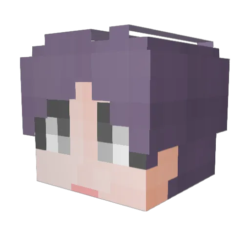 Yeon_Lee Minecraft avatar head, 3D render