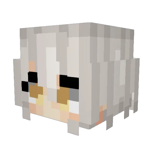 Yeonwoo1213 Minecraft avatar head, 3D render