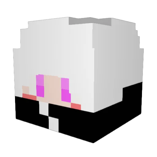 YeopPung Minecraft avatar head, 3D render