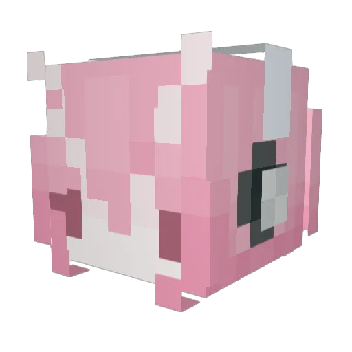 YepIAteIt Minecraft avatar head, 3D render