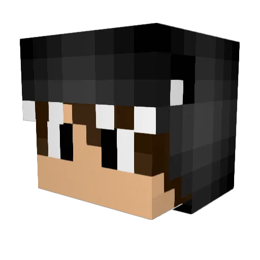 YepItsSkelly Minecraft avatar head, 3D render