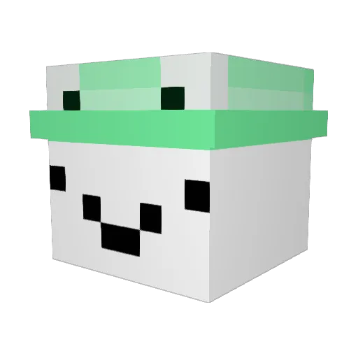 YepOrbz Minecraft avatar head, 3D render