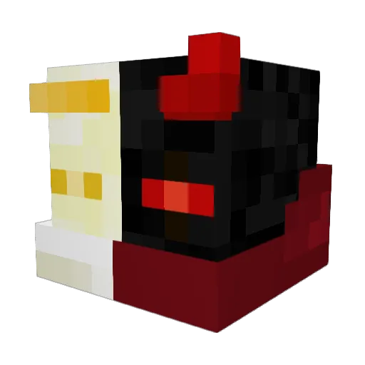 Yercc Minecraft avatar head, 3D render