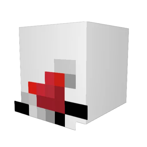Yerin1119 Minecraft avatar head, 3D render