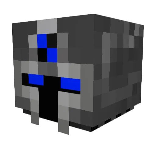 Yerk30x Minecraft avatar head, 3D render