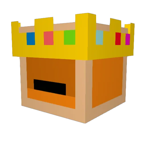 Yerst Minecraft avatar head, 3D render