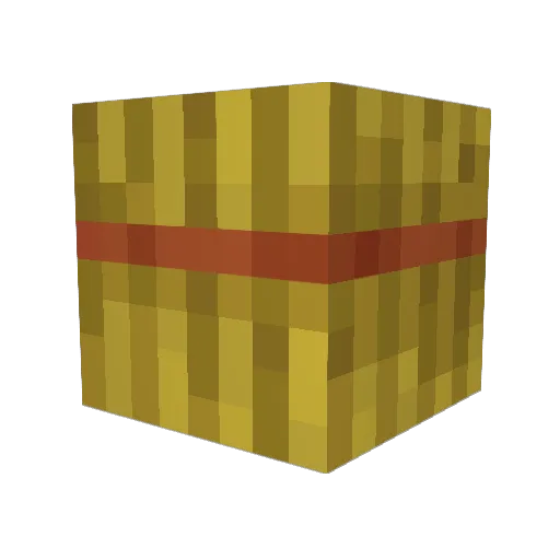 Yes1 Minecraft avatar head, 3D render