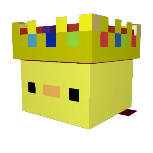 Yes6470 Minecraft avatar head, 3D render