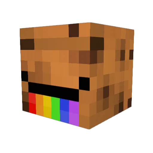 YesAmSarcastic Minecraft avatar head, 3D render