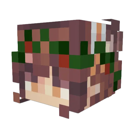 YesImher Minecraft avatar head, 3D render