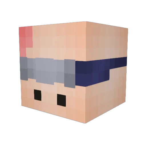 YesPleaseDaddy Minecraft avatar head, 3D render