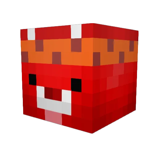 YesRod_ Minecraft avatar head, 3D render