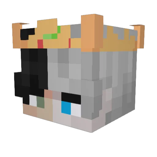 Yes_sure01 Minecraft avatar head, 3D render
