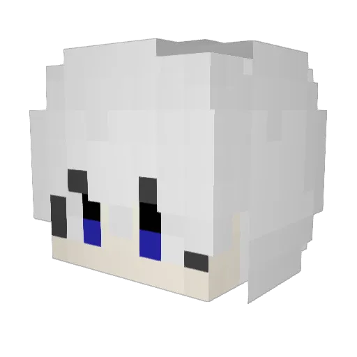 Yeseo318 Minecraft avatar head, 3D render