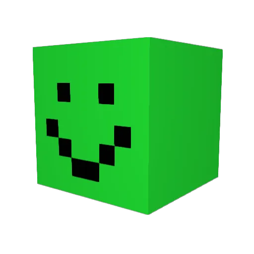 Yesilerikk Minecraft avatar head, 3D render
