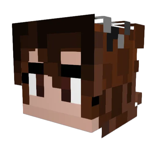 Yesiverycute98 Minecraft avatar head, 3D render