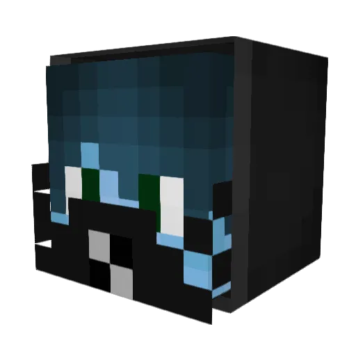 YessirG Minecraft avatar head, 3D render