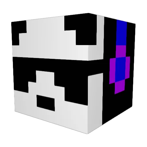 YessirZenki Minecraft avatar head, 3D render
