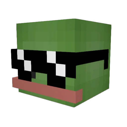 Yesuo_0112 Minecraft avatar head, 3D render