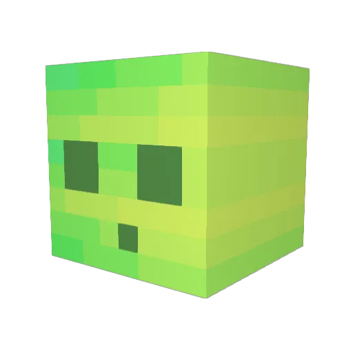 Yesyesw1 Minecraft avatar head, 3D render