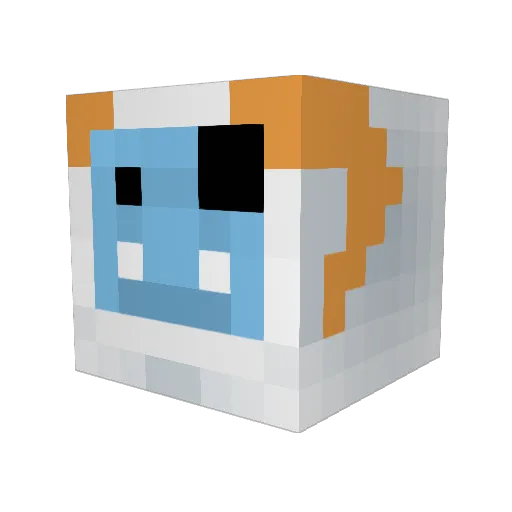 YetiYannick Minecraft avatar head, 3D render