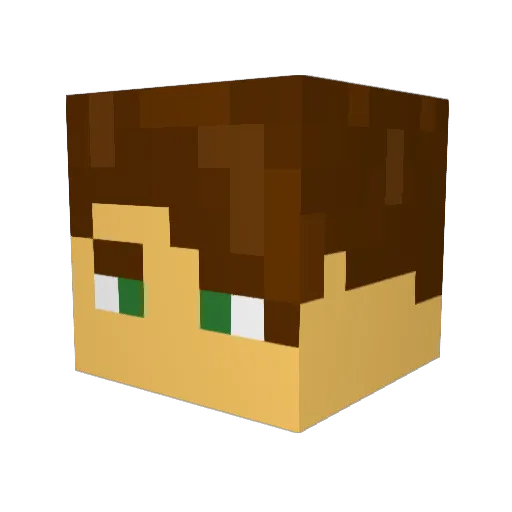 Yeti_109 Minecraft avatar head, 3D render