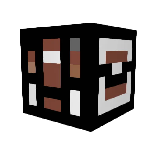 Yetinother Minecraft avatar head, 3D render
