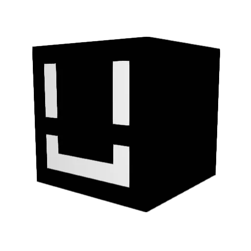 Yetium Minecraft avatar head, 3D render