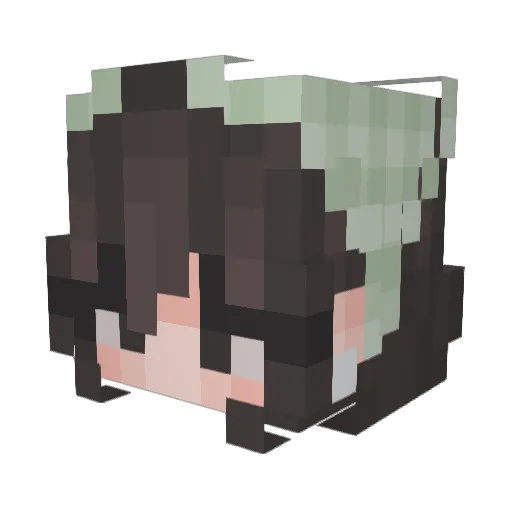 Yeye_2903 Minecraft avatar head, 3D render