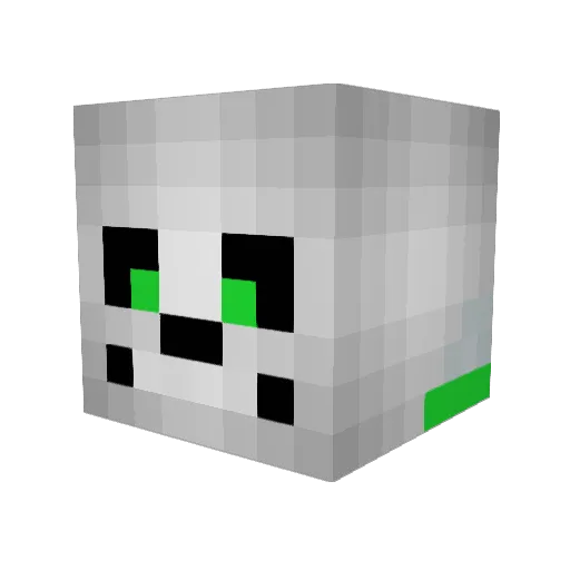 Yeyedu11 Minecraft avatar head, 3D render