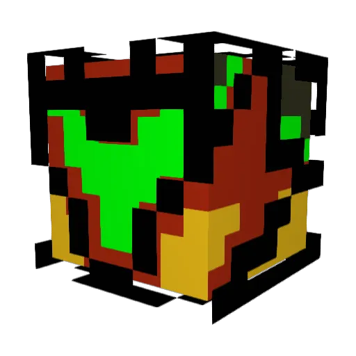 YeyoJ20 Minecraft avatar head, 3D render