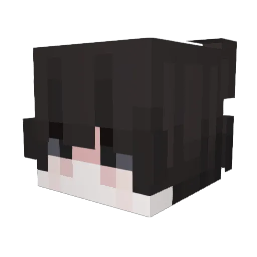 Yeyysa Minecraft avatar head, 3D render