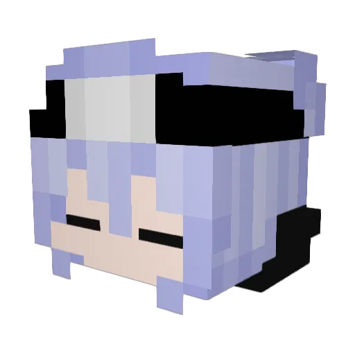 YezBoomz Minecraft avatar head, 3D render