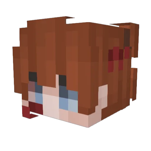 Yezsr Minecraft avatar head, 3D render