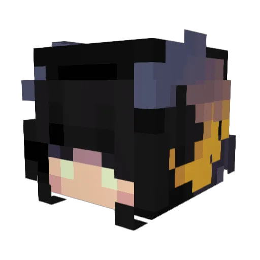 Yezz0r Minecraft avatar head, 3D render