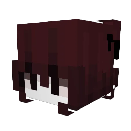 Yfse Minecraft avatar head, 3D render